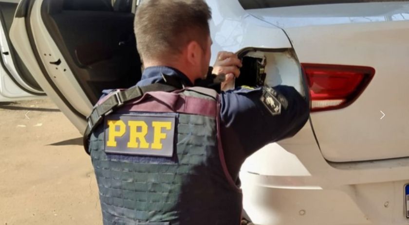 Policial militar é presa pela PRF transportando carga milionária de cocaína