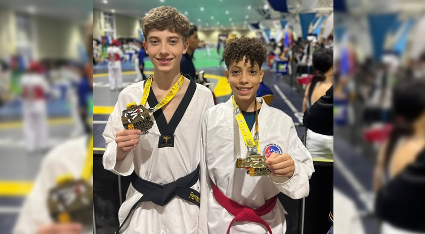Atletas conquistam ouro e bronze no Supercampeonato Brasileiro de Taekwondo