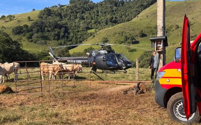 Homem sofre choque elétrico e mobiliza helicóptero do SAER