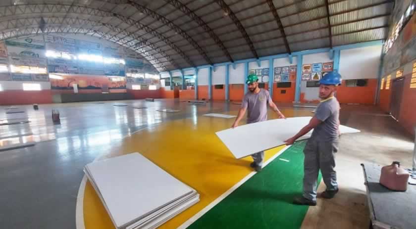 Começa montagem das estruturas da Facibel 2023