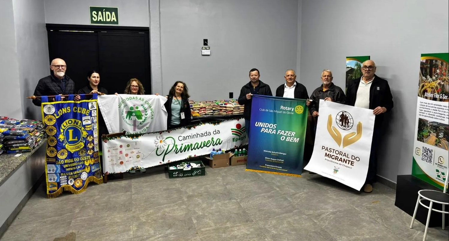 Caminhada da Primavera arrecada mais de 500 quilos de donativos