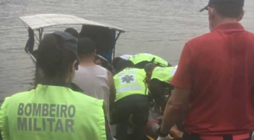 Homem é atropelado por carreta sobre a balsa de travessia do Rio Uruguai