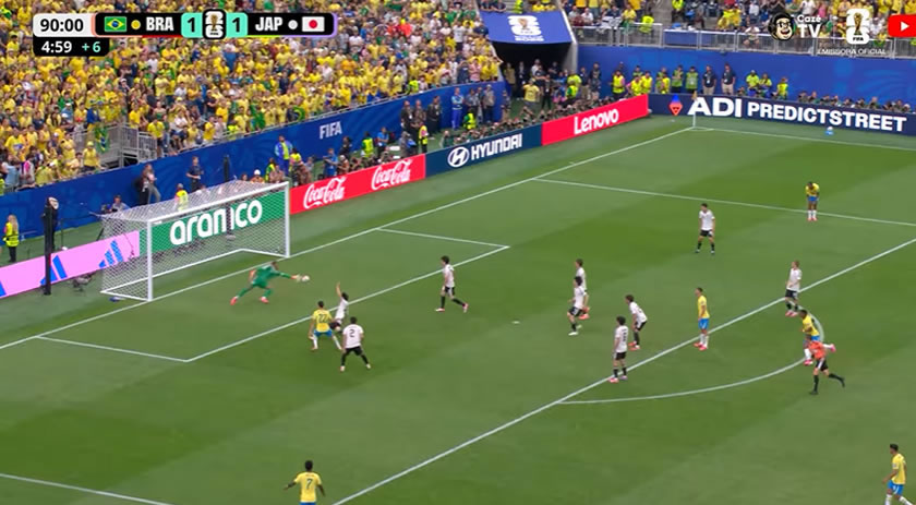 Brasil vira sobre Japão e avança às oitavas da Copa