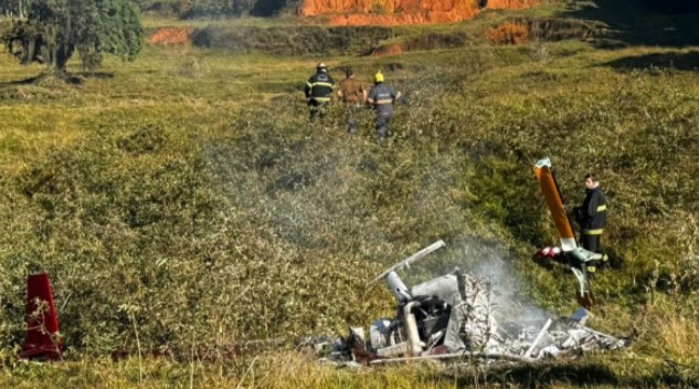 Empresário morto em acidente de helicóptero estava a poucos metros de casa