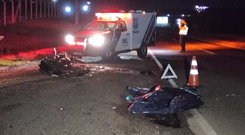 Motocicleta emplacada em São Miguel do Oeste se envolve em acidente no município de Pato Branco