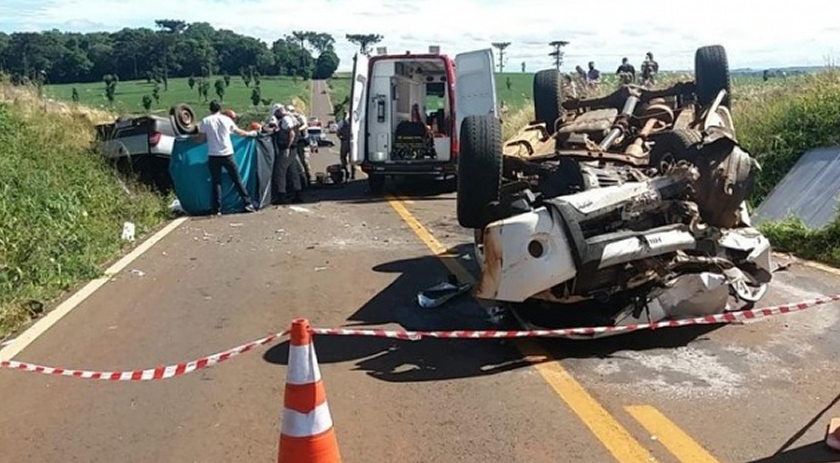 Cinco pessoas, incluindo bebê, morrem em acidente no RS