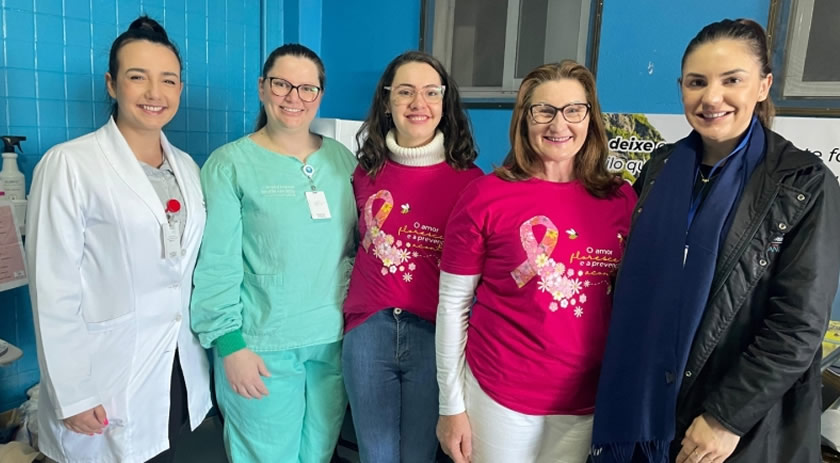 Parceria com a rede feminina promove acolhimento e conscientização aos pacientes do HRTGB