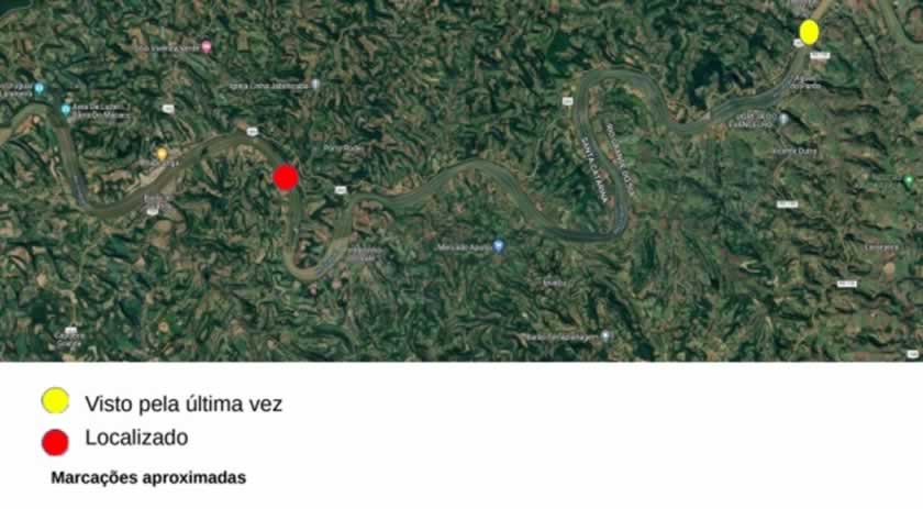 Corpo de homem desaparecido em Mondaí é encontrado no Rio Uruguai