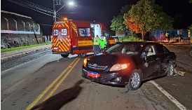 Cadeirante fica ferido em acidente de trânsito em Mondaí