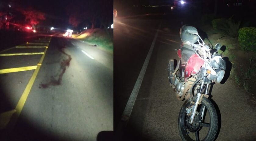 Motociclista sofre queda e se machuca após atingir cão na SC 163