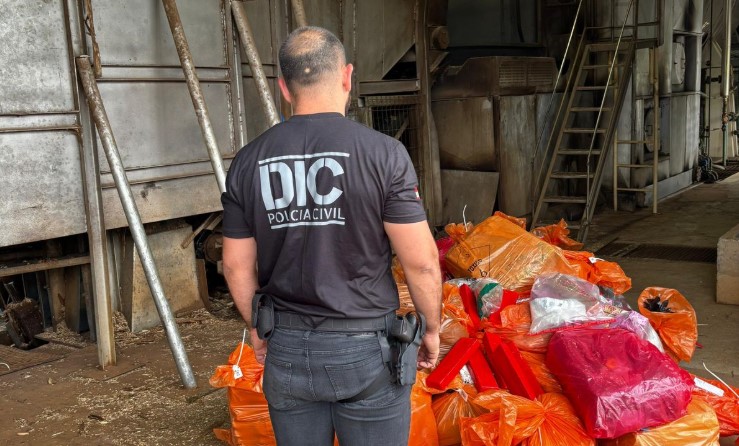 Polícia Civil incinera mais de uma tonelada de drogas