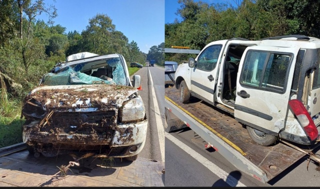 Grave acidente provoca uma morte e deixa quatro feridos em Curitibanos