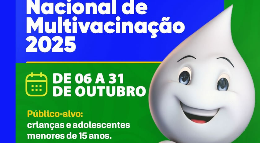 Município inicia Campanha de Multivacinação para crianças e adolescentes