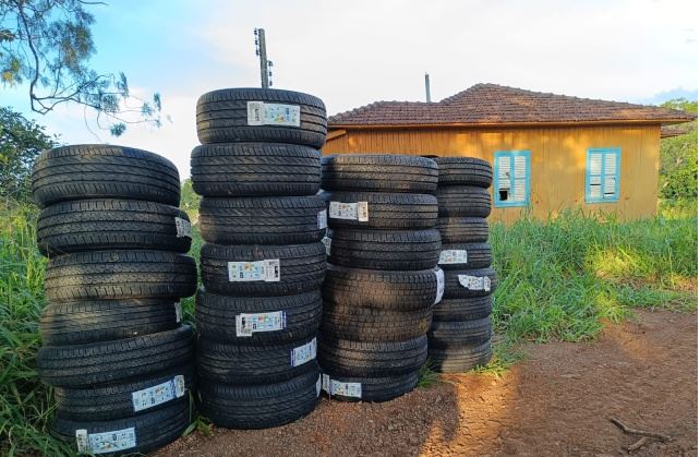 Polícia Civil recupera carga de pneus furtada