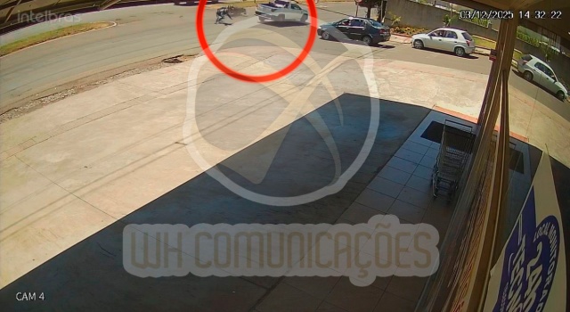 Motoboy "nasce de novo" após grave colisão com picape na Avenida Willy Barth