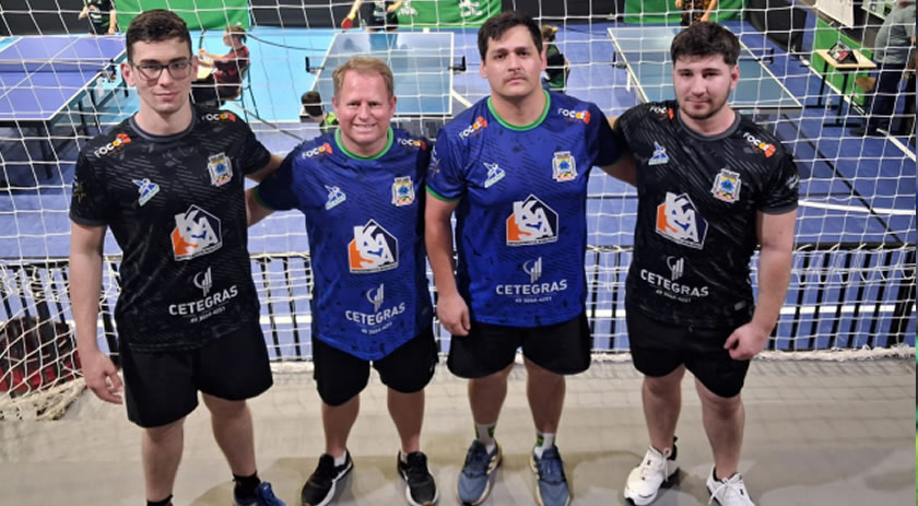 Maravilha fatura bronze em Etapa da Liga Oeste de Tênis de Mesa