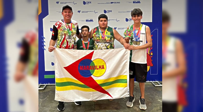 Pódio e quebra de recordes: paratletismo de Maravilha se destaca em competição nacional