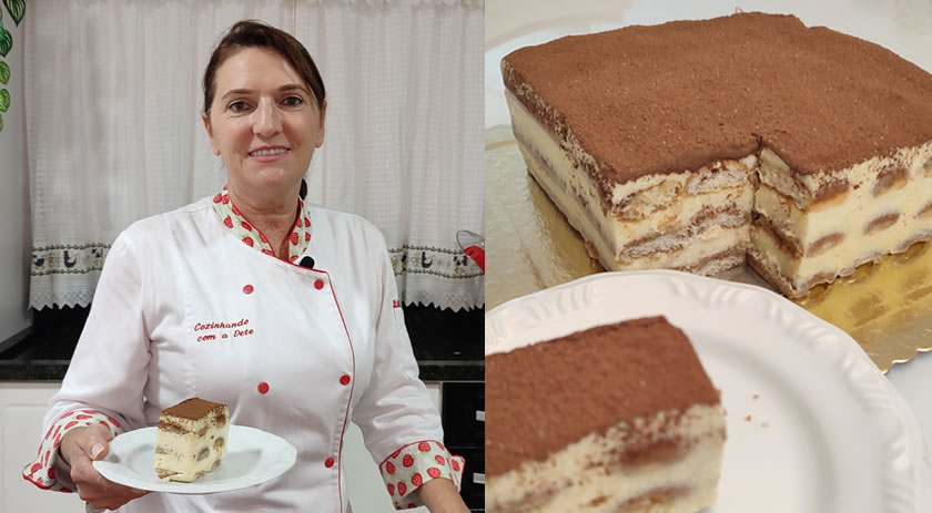 Dete ensina a fazer sobremesa Italiana que desmancha na boca