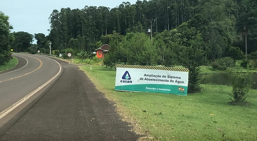 CASAN finaliza tubulação da nova adutora