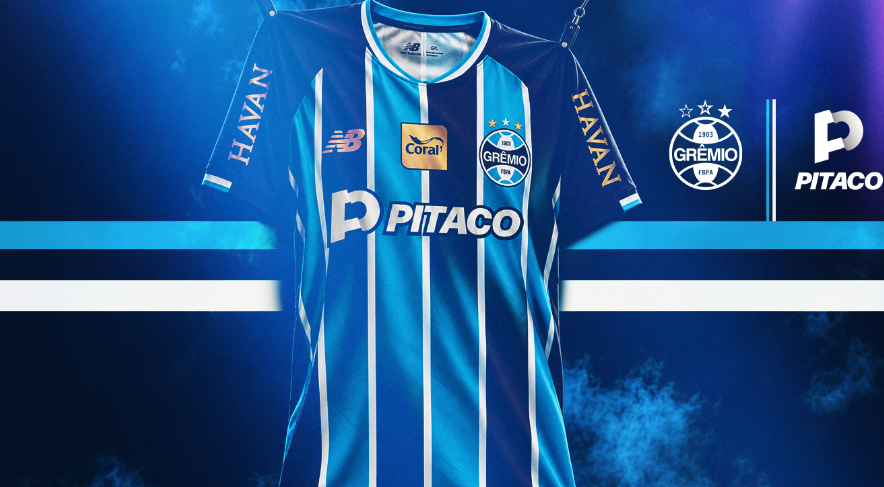 Grêmio anuncia Pitaco como novo patrocinador máster
