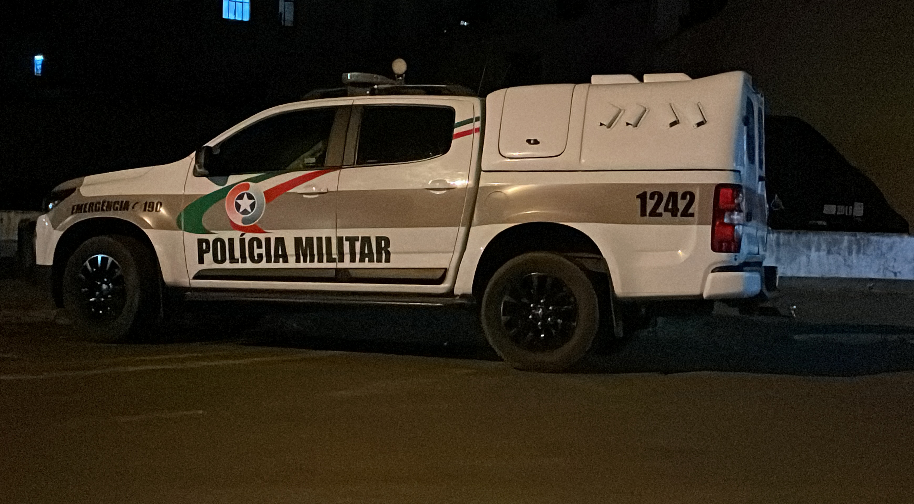 Capotamento é registrado na BR-282