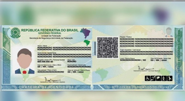 Nova carteira de identidade deve ser emitida em todo o país a partir desta segunda
