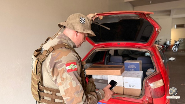 Homem é preso por descaminho com mais de 100 caixas de vinho