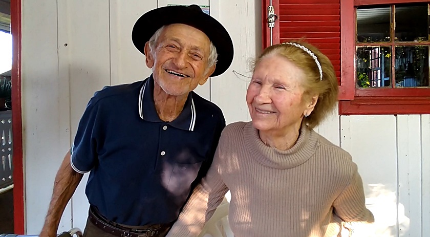 Conheça a história de Seu Rico e Dona Maria, juntos há 70 anos