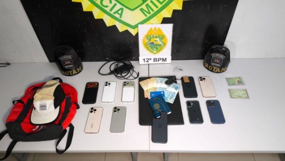 Jogador de futebol é preso com quadrilha de SP após furto de celulares em Curitiba