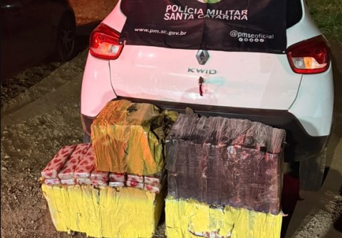 Trio é preso em apreensão de 149kg de maconha na SC-161