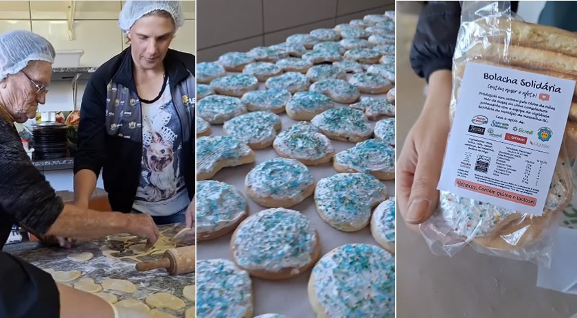 Maravilhenses produzem Bolachas solidárias para ajudar o Rio Grande do Sul
