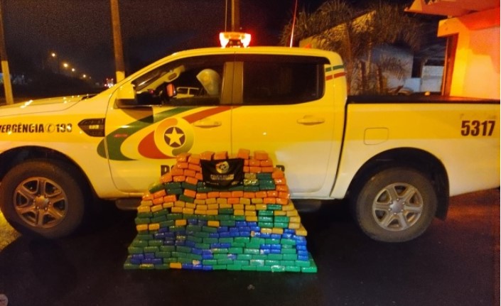 Em perseguição, policiais prendem traficante com mais de 190 Kg de maconha no Oeste de SC