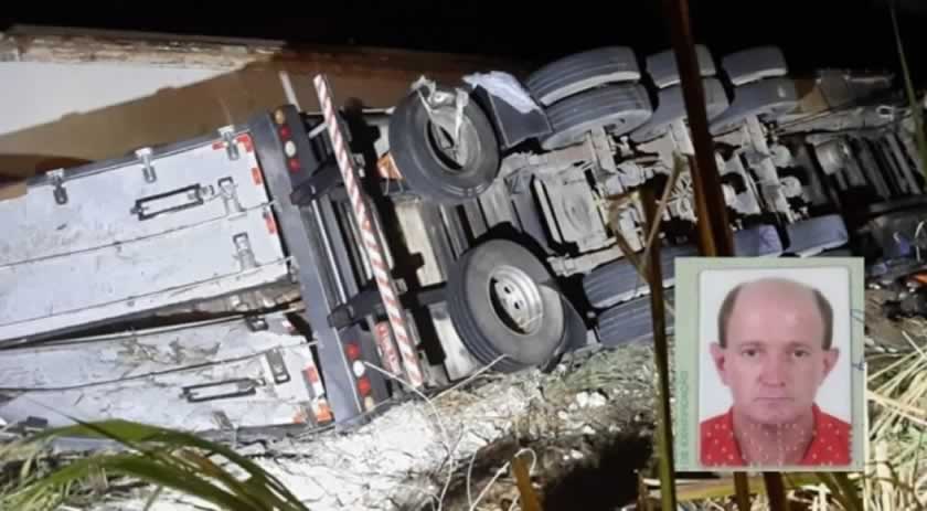 Caminhoneiro de Iporã do Oeste morre em grave acidente de trânsito em Minas Gerais