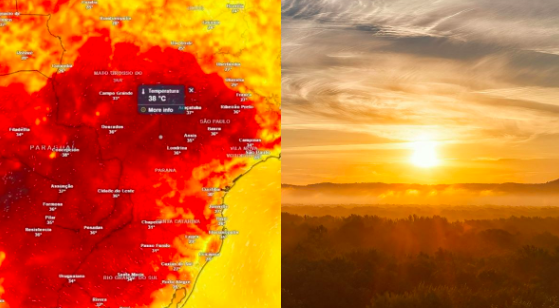 Massa de ar quente avança e calorão de quase 40°C já tem data para chegar