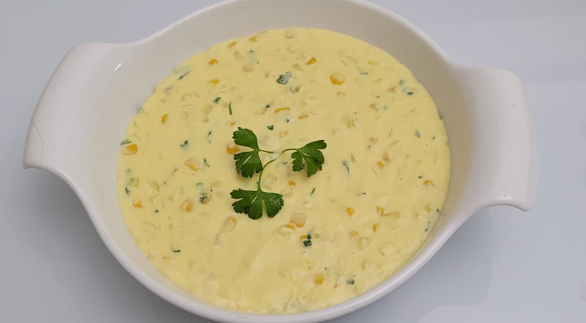 Dete ensina receita de creme de milho cremoso com queijo