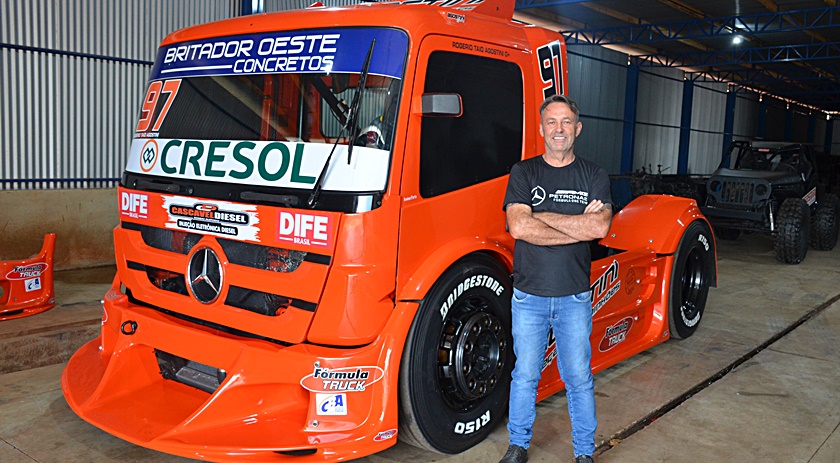 Líder da Fórmula Truck 2022, Rogério Taio volta às pistas no feriado de independência