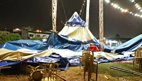 Ventos e chuva intensa causam danos e mobilizam Defesa Civil