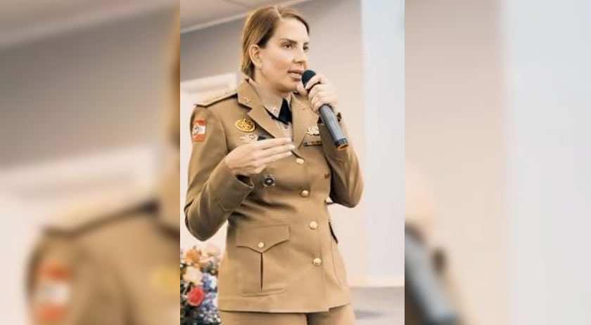 Tenente-Coronel Naíma Huk Amarante fará palestra sobre enfrentamento à violência doméstica