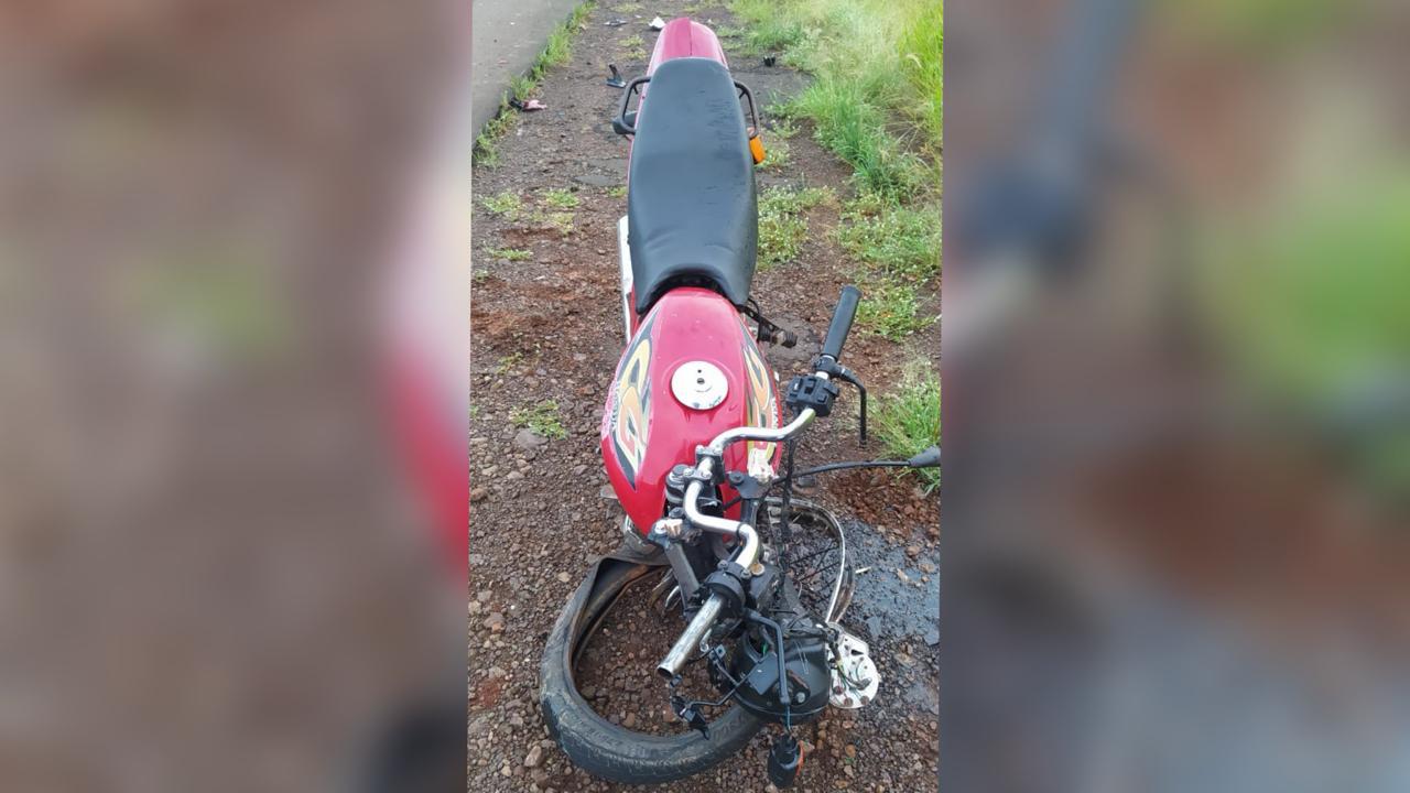 Colisão frontal deixa motociclista gravemente ferido em Descanso