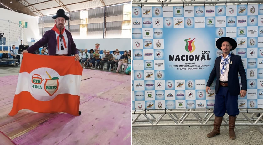 Representante de Maravilha conquista premiações nacionais em festival de cultura gaúcha
