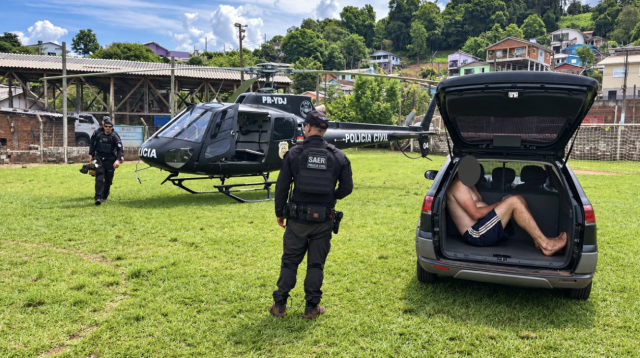 Homem é preso por pesca ilegal no Rio Uruguai após tentar fugir da polícia