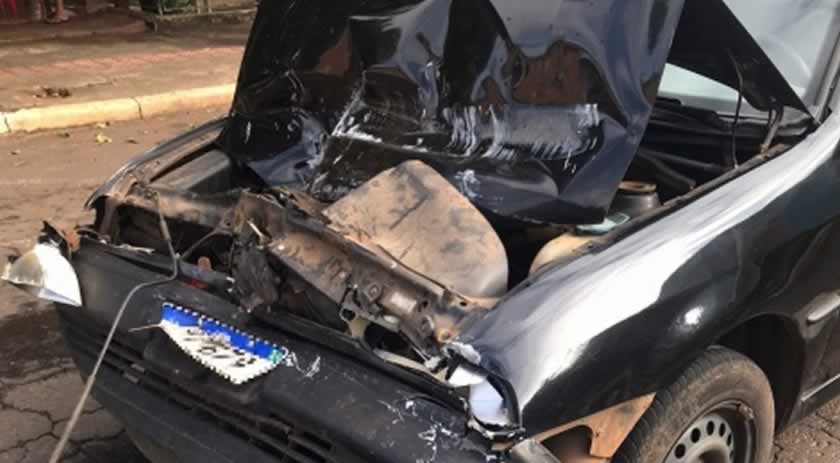 Colisão é registrada no Centro