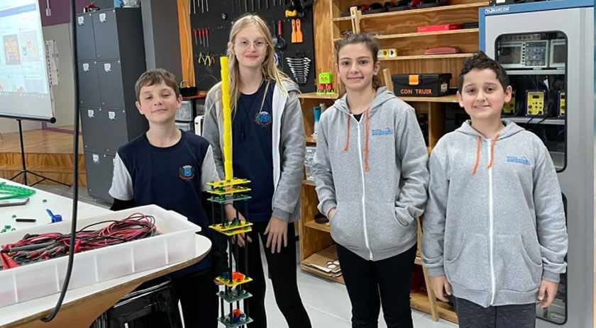 Estudantes de Guaraciaba visitam Escola S do SENAI