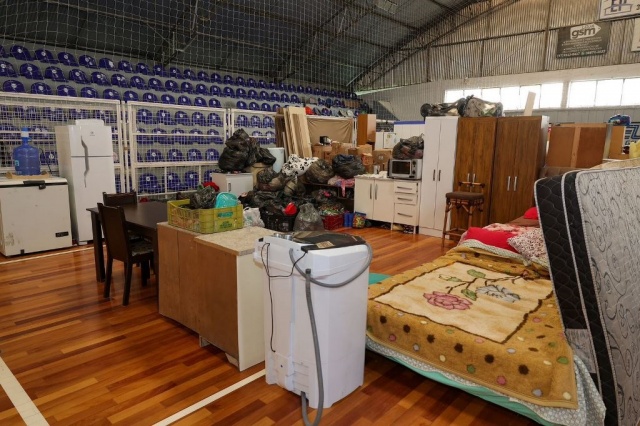 Santa Catarina tem 40 municípios com abrigos abertos por causa das chuvas