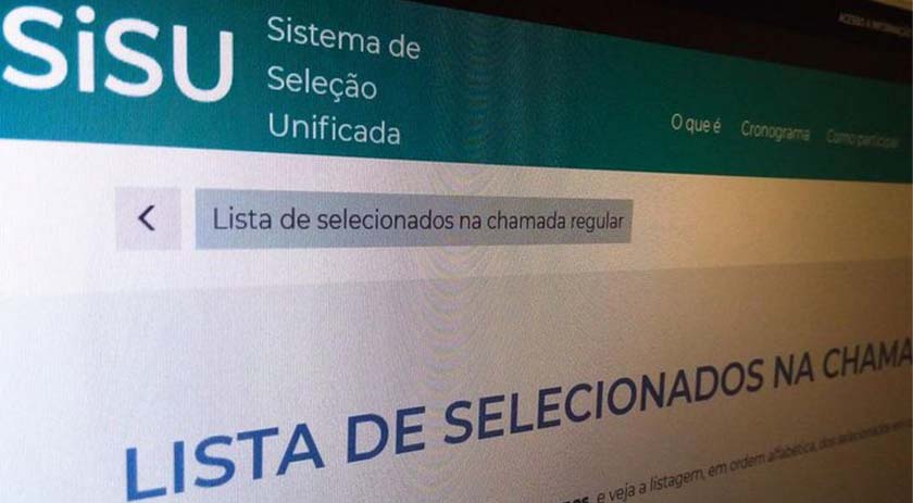 Resultados do Sisu do primeiro semestre são divulgados