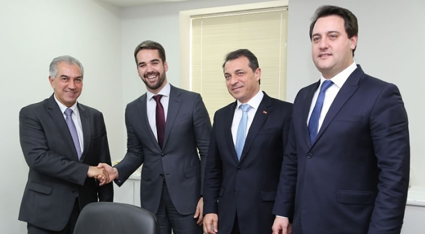 Governadores de SC, RS, PR e MS vão se reunir em Chapecó na próxima segunda-feira