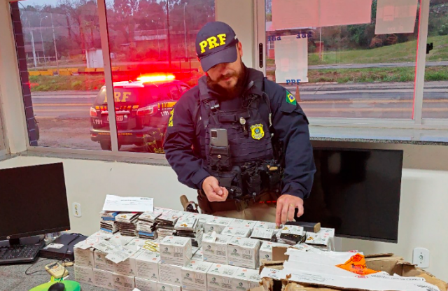 PRF apreende aproximadamente 100 mil espoletas para arma de fogo