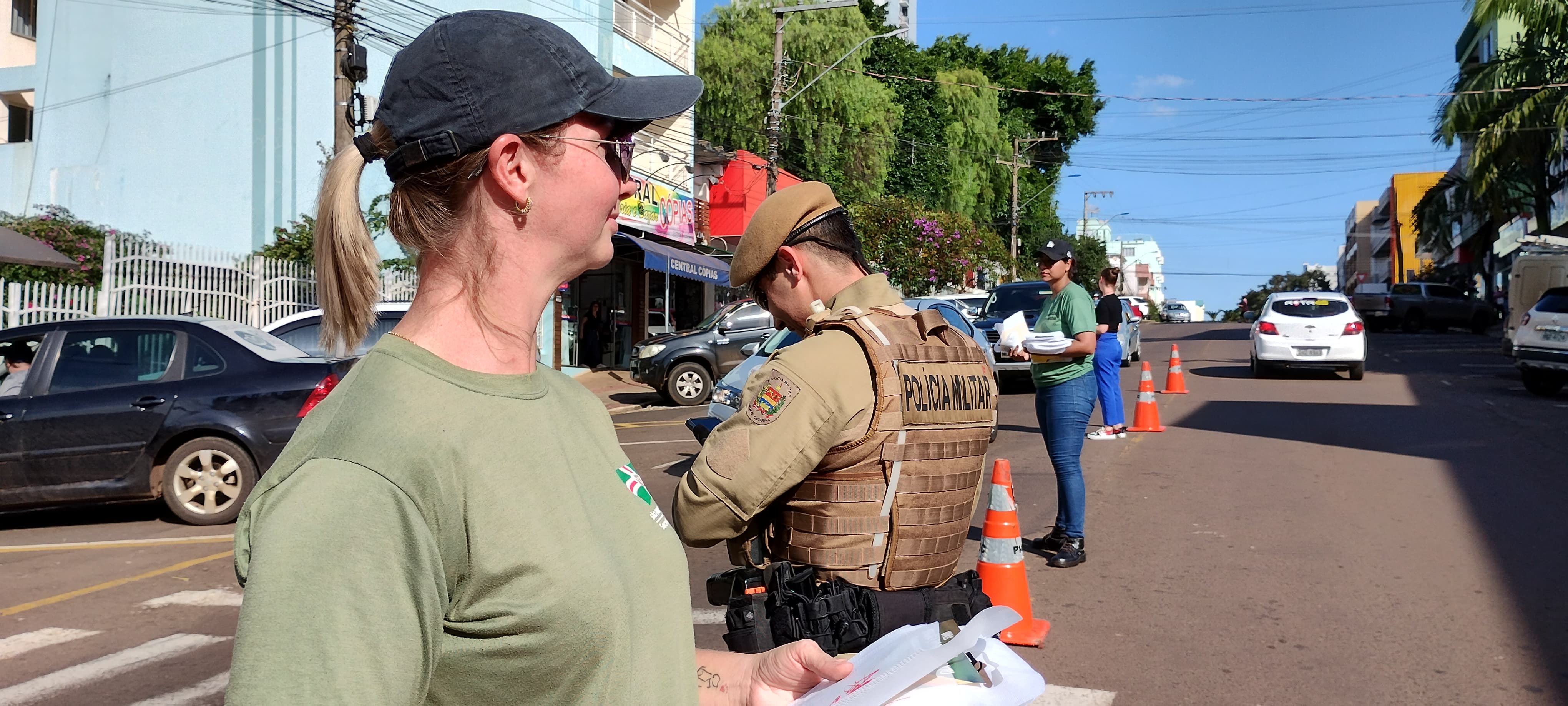 Polícia Militar e Secretaria de Saúde realizam ação educativa e preventiva contra a Dengue