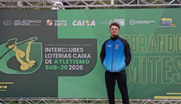 João Vitor Menon, do Atletismo de Maravilha, fica entre os 10 melhores do Brasil em competição