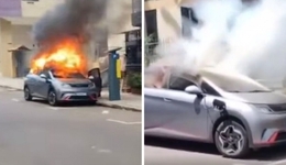 BYD Dolphin: dono faz ‘gambiarra’ e provoca 1º incêndio do carro elétrico no Brasil